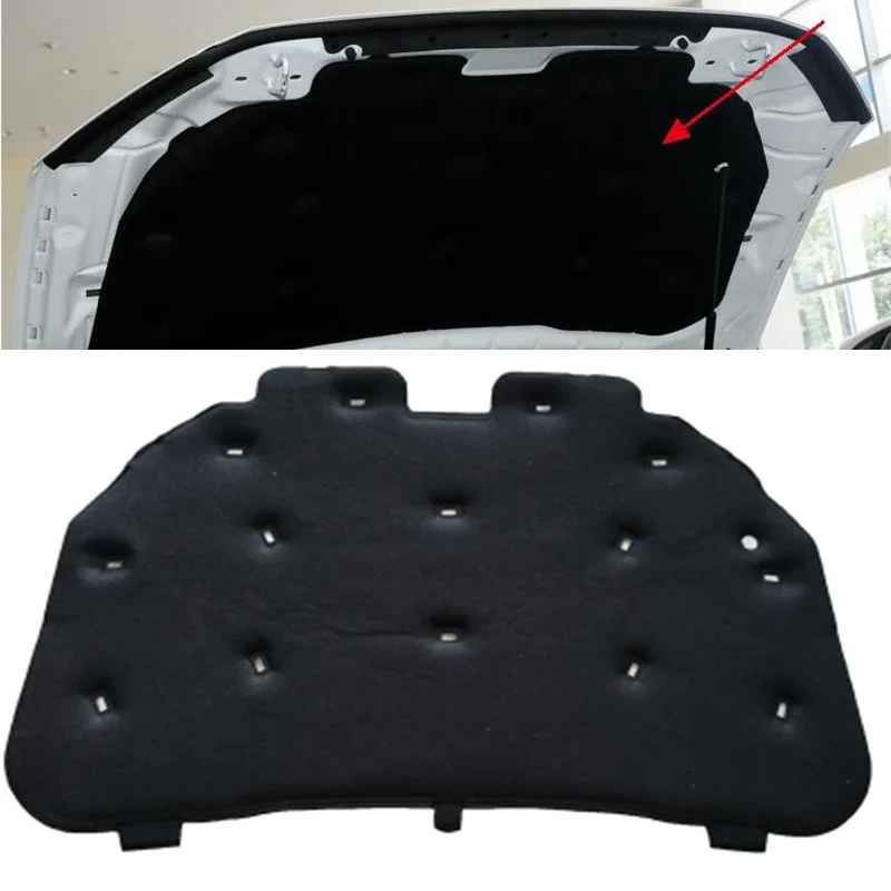 1Lot PET Material Fold Shipping For 2008-2021 Ford Mondeo MK3 MK4 Auto Car Hood Engine Heat Sound Cotton Soundproof Cover