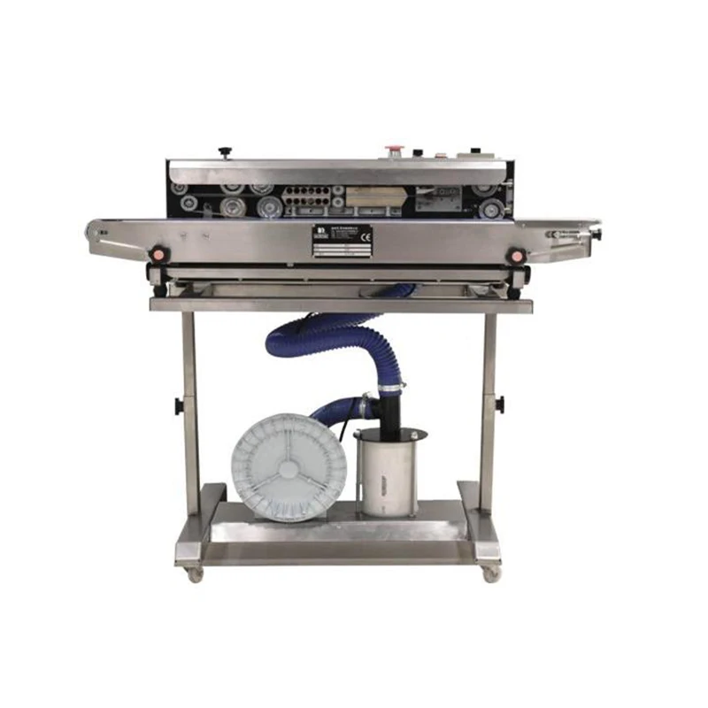 SF150G Potato chips bag sealing machine with air filling