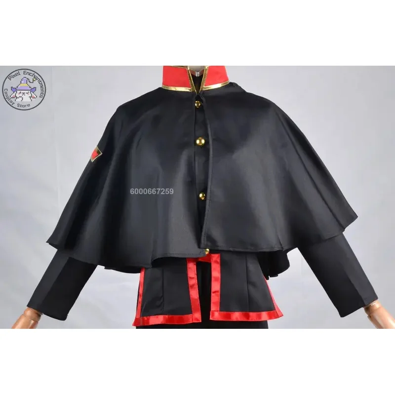 

RT01 Toilet-bound Suicide Boy Hanako-kun Anime Hanako-kun Cosplay Costume Men Black Hood Wig Uniform Halloween party*Jk2