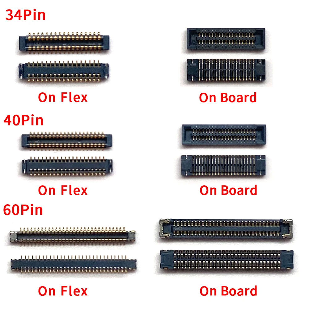 5pcs NEW  LCD Display Screen USB Charging FPC Connector For Samsung A02S A01 A03 Core A03S A10S A32 4G 5G On Board