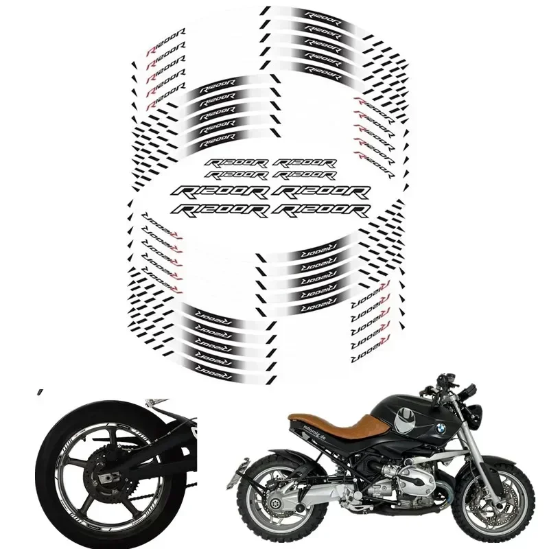 FOR BMW R1200R Motorcycle Parts Contour Wheel Decoration Decal Sticker - 1 Motor