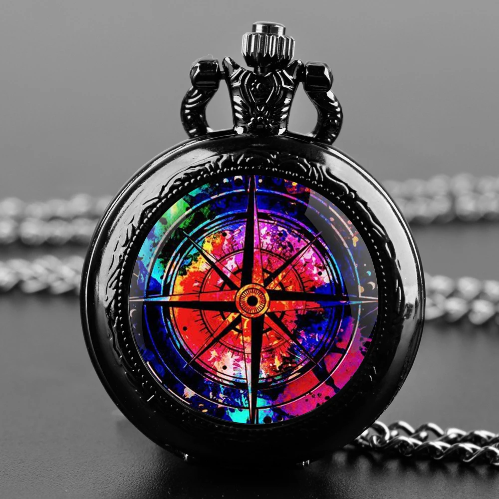 

Retro Quartz Pocket Watch Classic Design Vintage Pendant Clock Nostalgic Portable Chain Watches Gift for Men Kids