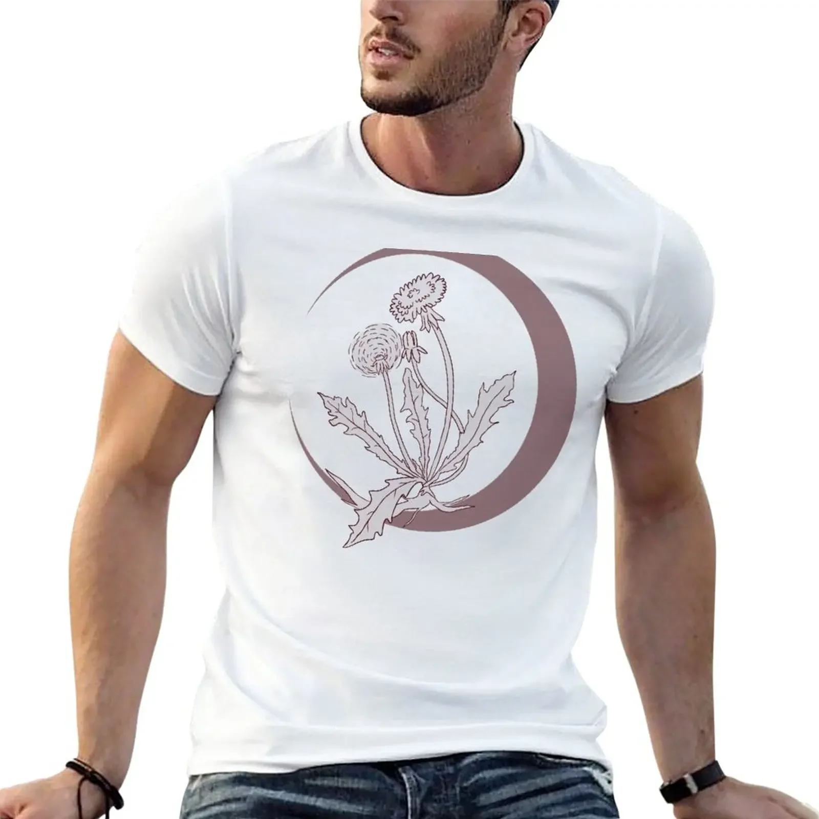 

Dandelion Moon T-Shirt sublime oversized customs mens t shirts casual stylish