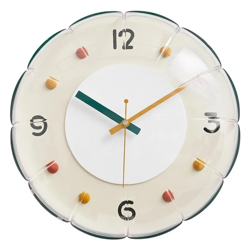 

Modern simple wall clock living room 2024 new dining room atmosphere creative clock wall hanging