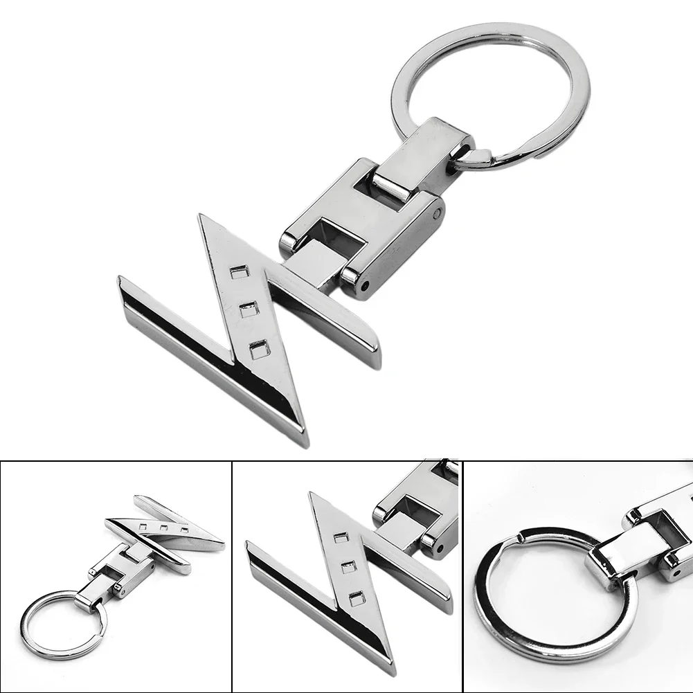 Car Key Chain For Nissan Z Style Zinc Alloy 350Z 370Z Z Chrome Fashion 1pc 280ZX 300ZX Practical Latest Replaces