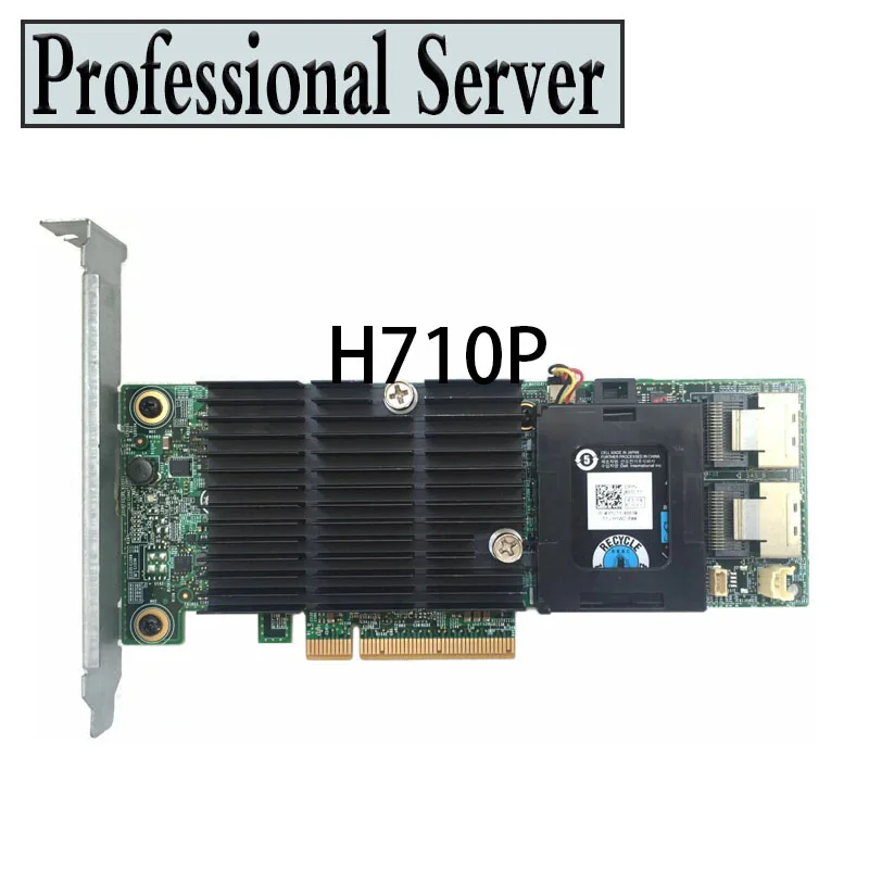 Untuk DELL PERC H710P Adaptor 1GB CACHE 6Gbp/S SAS PCI-E Pengendali RAID