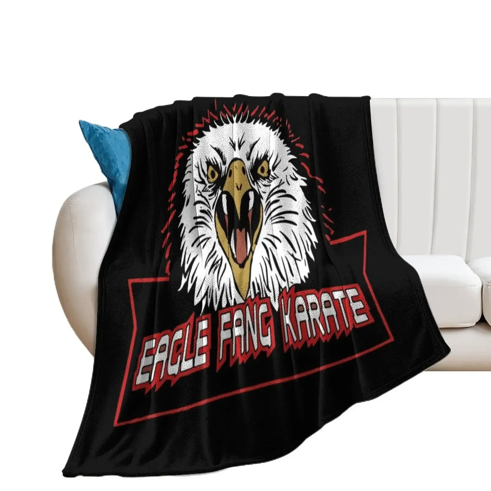 Eagle Fang Karate Logo Throw Blanket Thermal Comforter Blankets