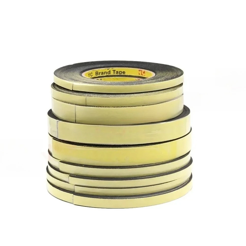 3M/5M x 8mmx 1mm/3mm Single Sided Adhesive Waterproof Weather Stripping Foam Sponge Rubber Strip Tape For Window Door Seal Strip