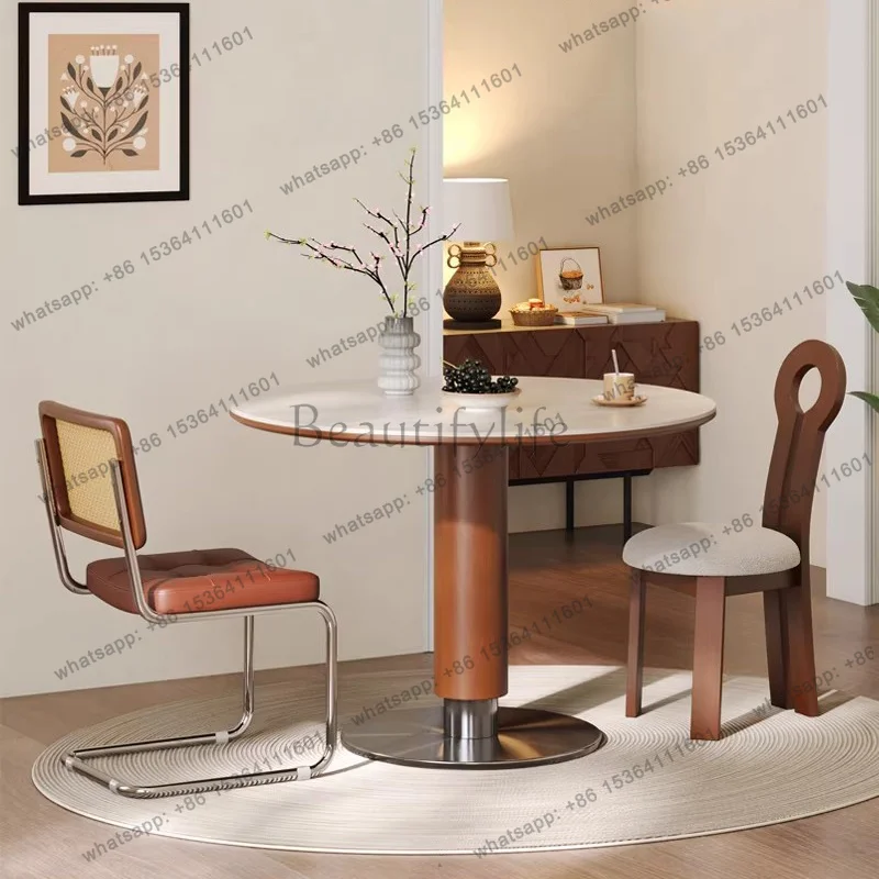 PG Living Room Outdoor Dining Table Dressing Nordic Balcony Restaurant Dining Table Makeup Reception MueblesCommercial Furniture