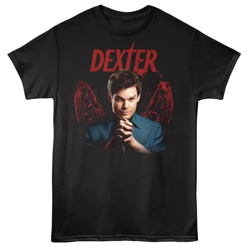 Dexter Morgan T Shirt Blood Wings Alt Tv Show Showtime New Mens Licensed Black