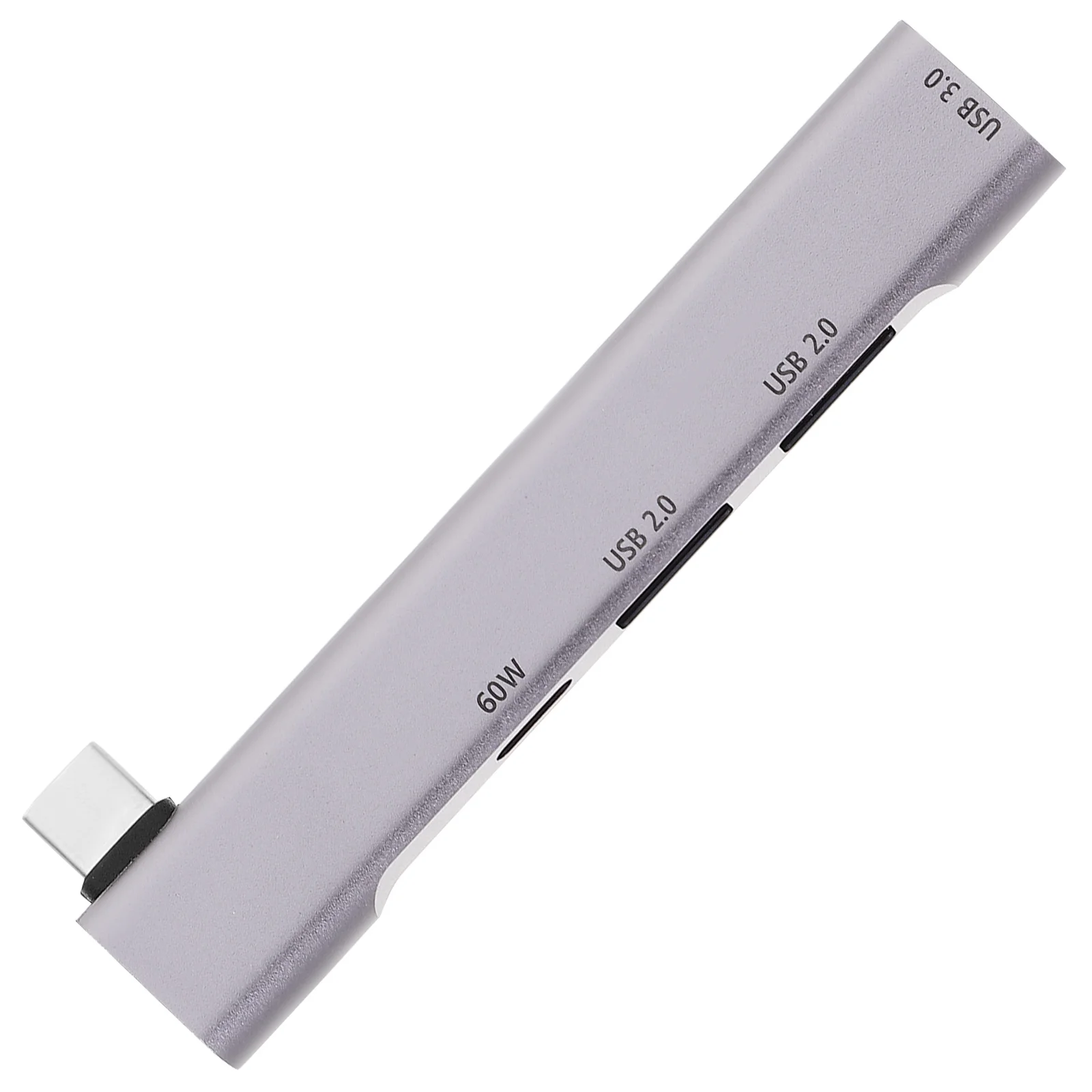 

USB-C 4-Port Hub Aluminum Alloy Shell USB Port Expander Adapter Supports Multiple Devices for Laptop Accessories
