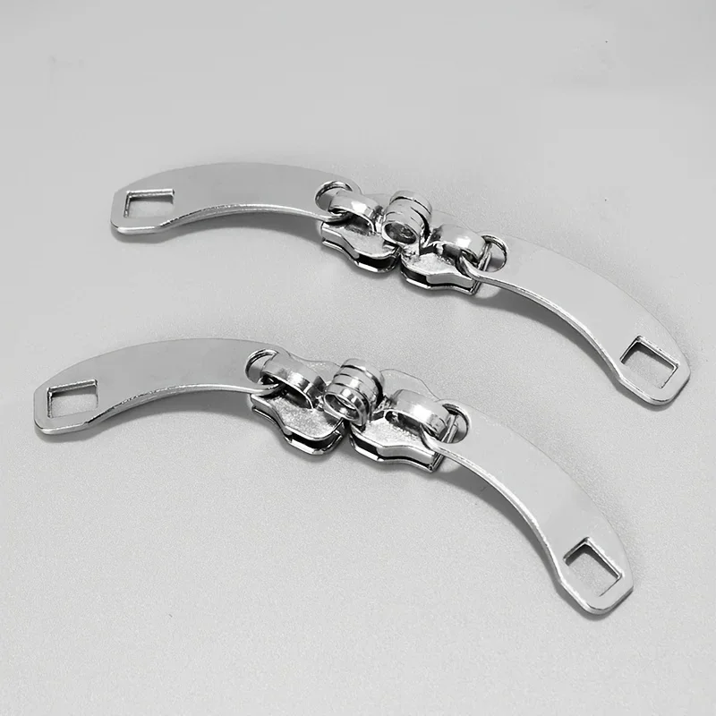 10pcsheavy-duty alloy zippers with keyholes durable nylon 5/8/10 pull-heads for luggage, clothing, etc, easy to use and install