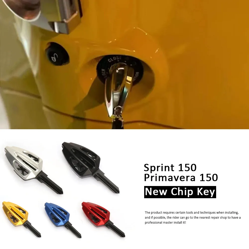 

Motorcycle Accessories Spare Key CNC Aluminum Chip Keys 5 Color For Vespa Primavera 150 Sprint 150 PRIMAVERA SPRINT 150