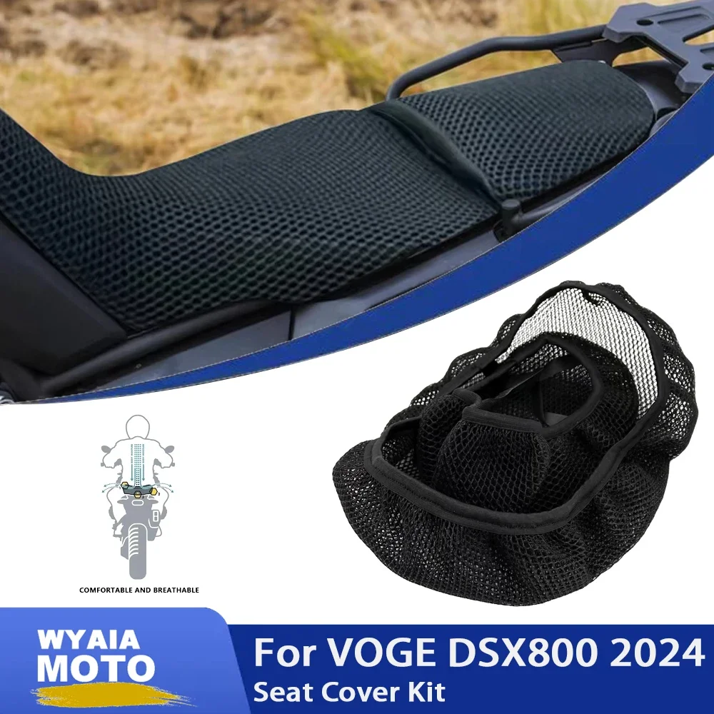 DSX800 Motorcycle Seat Cover 3D Airflow Seat Cover For Loncin Voge DS800X Rally DS800X DSX800 Seat Cover Seat Protect Cushion