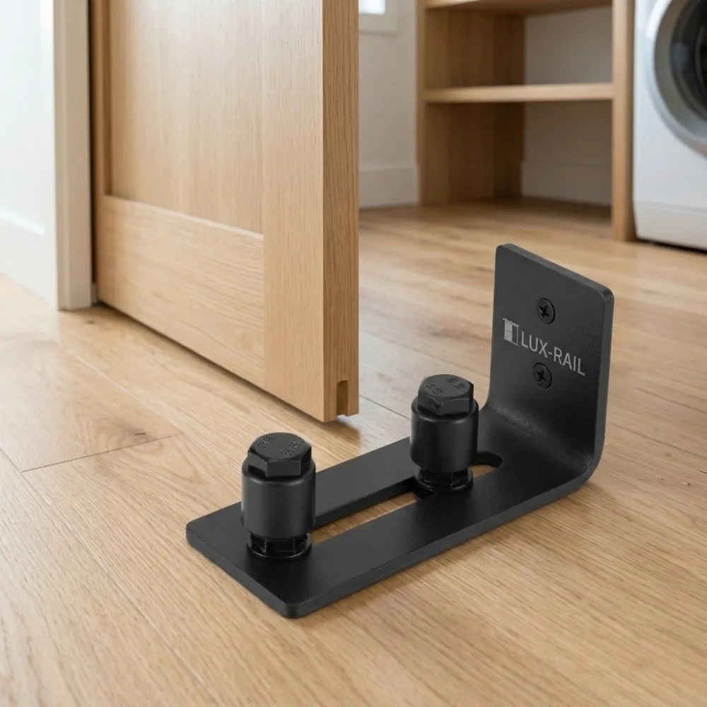 

Долговечный металлический ограничитель для амбарных дверей, стабилизатор направляющей против раскачивания, сверхпрочный, долговечный ограничитель для рельсовой системы