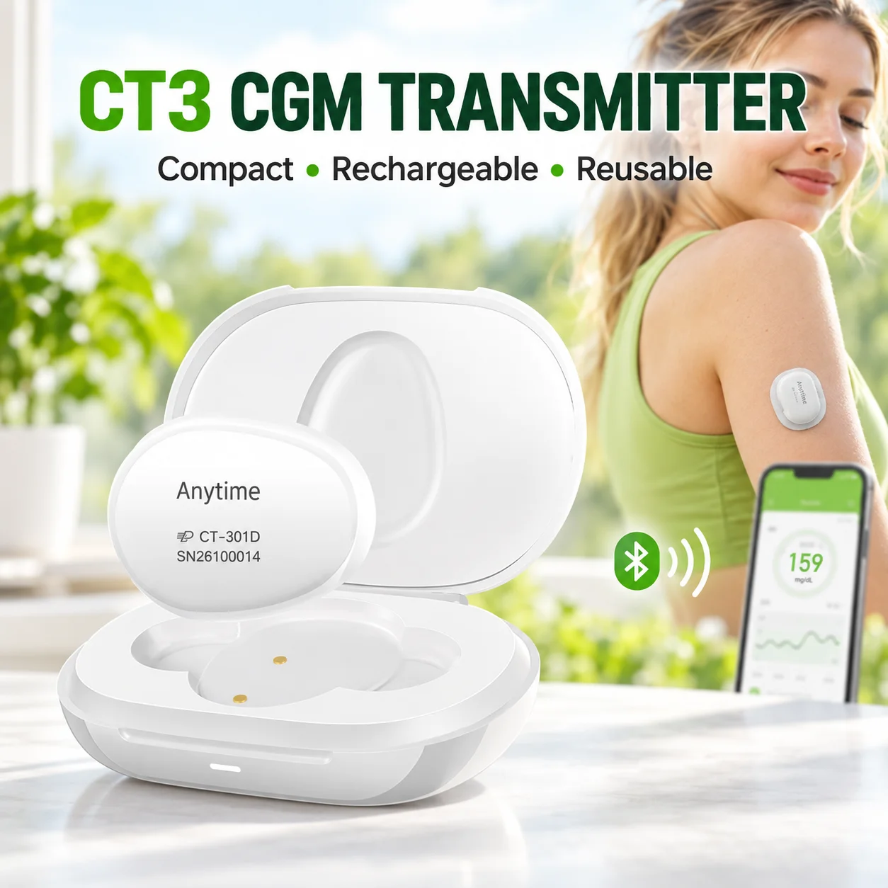 cgm-transmitter-rechargeable-bluetooth-glucose-data-module-reusable-up-to-two-years-for-continuous-glucose-monitoring-system
