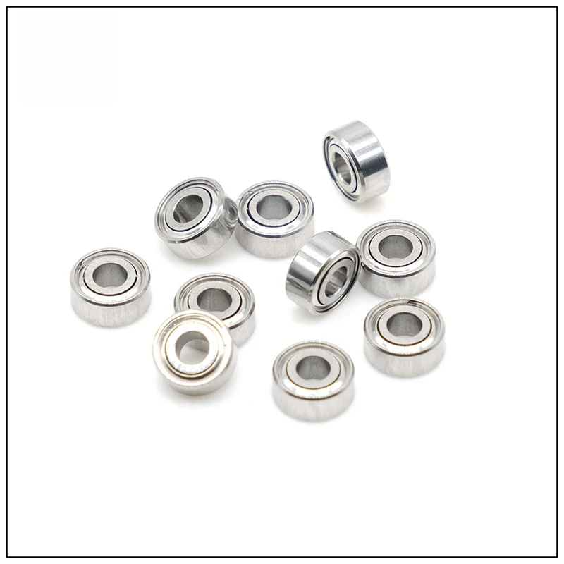 10/20Pcs 681XZZ Ultra-Mini Deep Groove Ball Bearings 1.5×4×2mm Double Metal Shield Chrome Steel Tiny Bearings