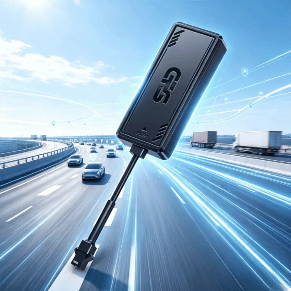 Wired Car Tracker Remote Fuel Cut 4G Vehicle Locator Real-Time Tracking Mini Size Car Anti-Theft Device Fleet Management