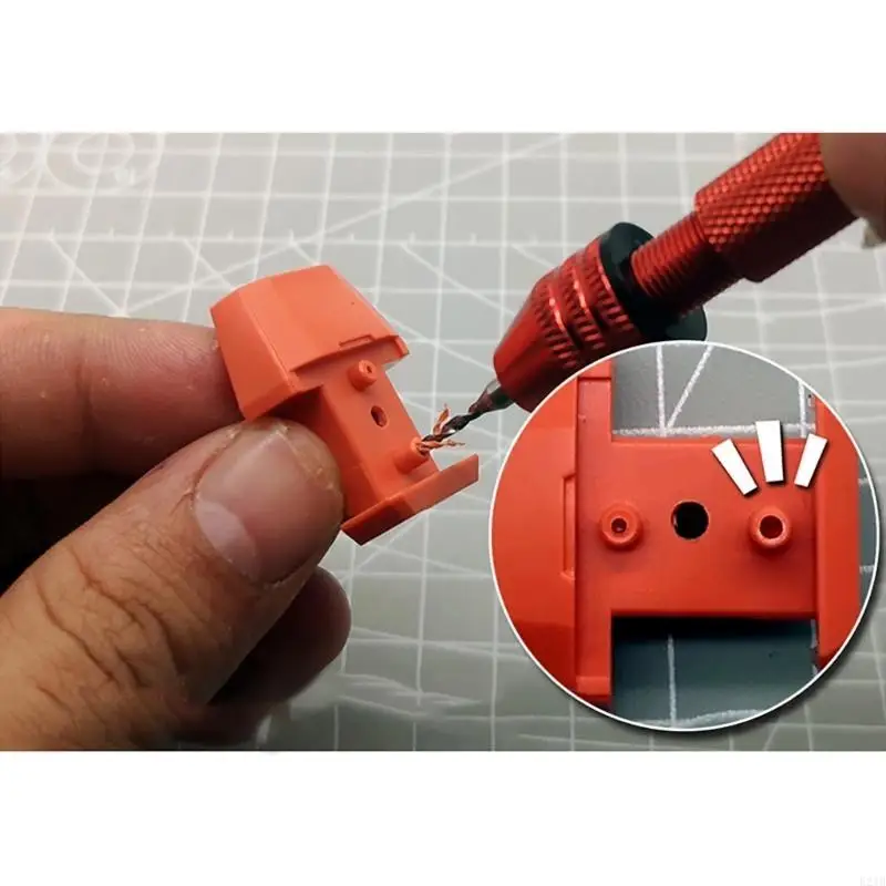 Portable Hand Drill Assembly Model Drilling Tool Model Craft Tool  Lightweight 