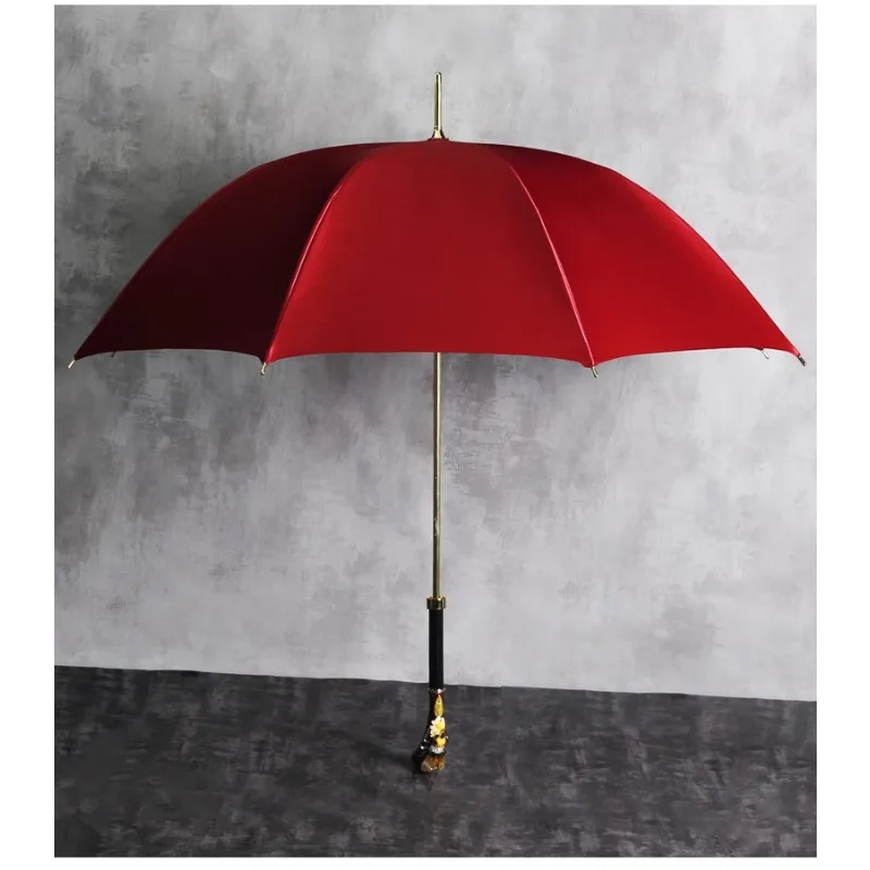 Light luxury umbrella with diamond umbrella, weather and rain custom creative design gift box