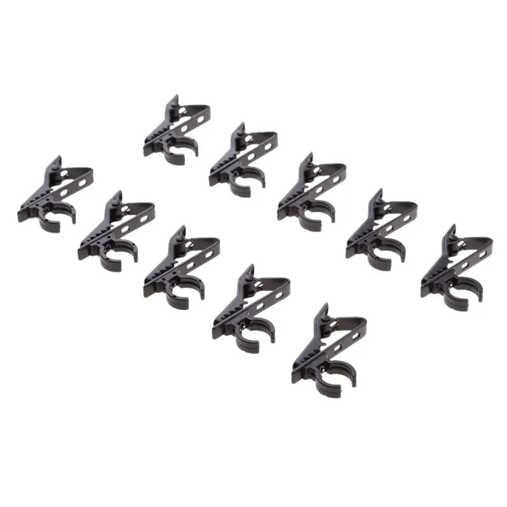 10 Packungen Metall clip, 12mm/0,47 Zoll Durchmesser Revers/Laval ier Mikrofon Krawatten klammer schwarz für Laval ier drahtloses Mikrofons ystem