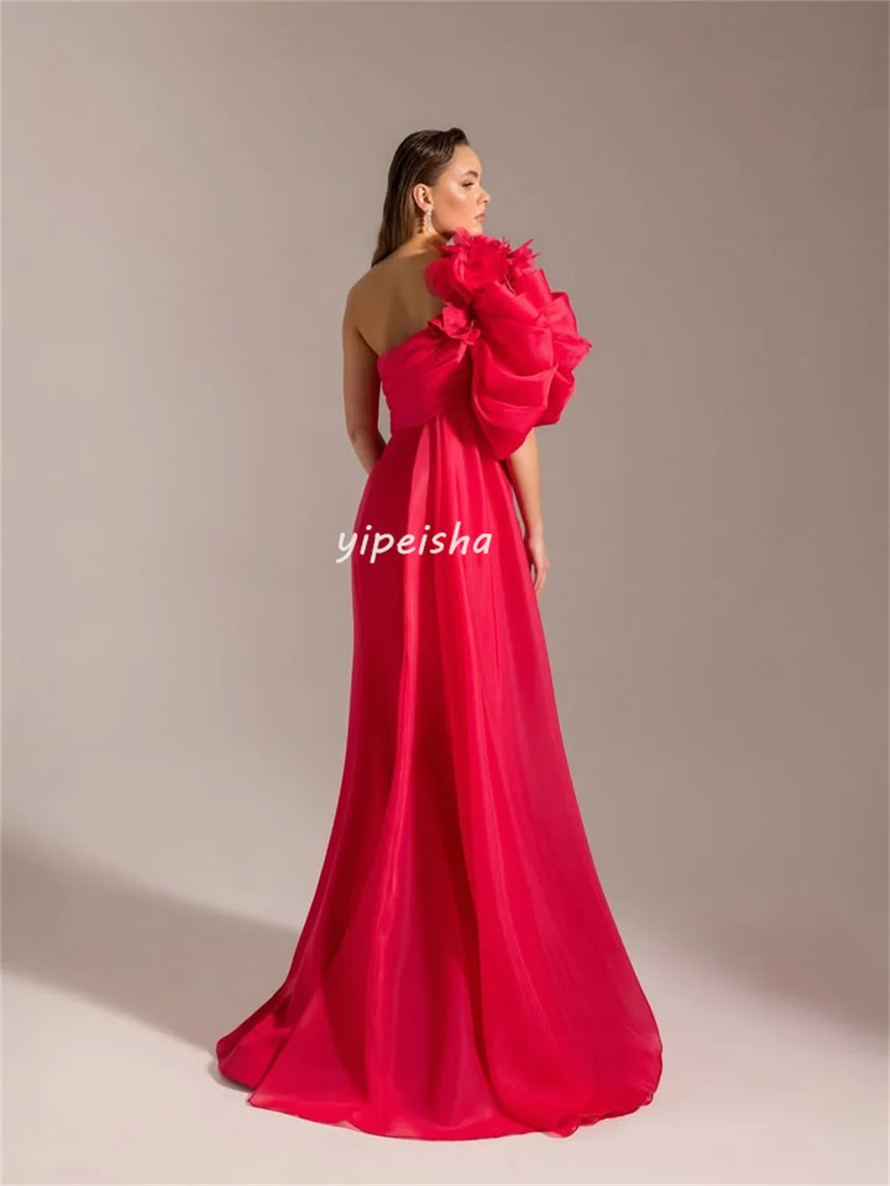 Элегантный одинаковый трикотаж ручной работы по индивидуальному заказу, длинные платья русалки на одно плечо, классические сексуальные платья на заказ