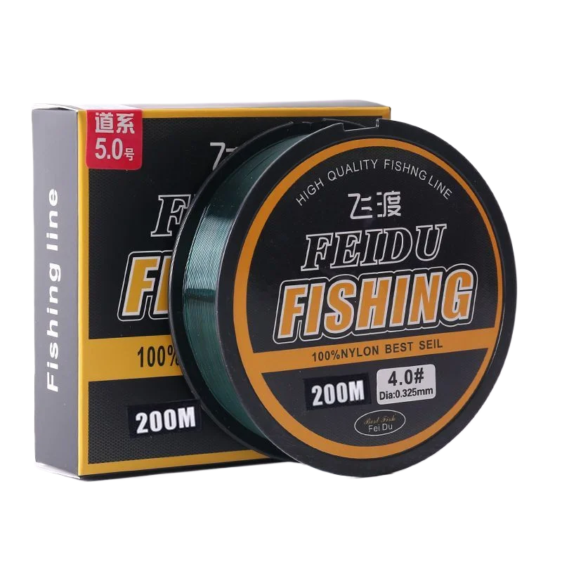 200m Nylon Fishing Line Professional Soft Durable Main Line Platform Fishing Sub Line Sea Rod Big Fish Crucian Carp Fish Line