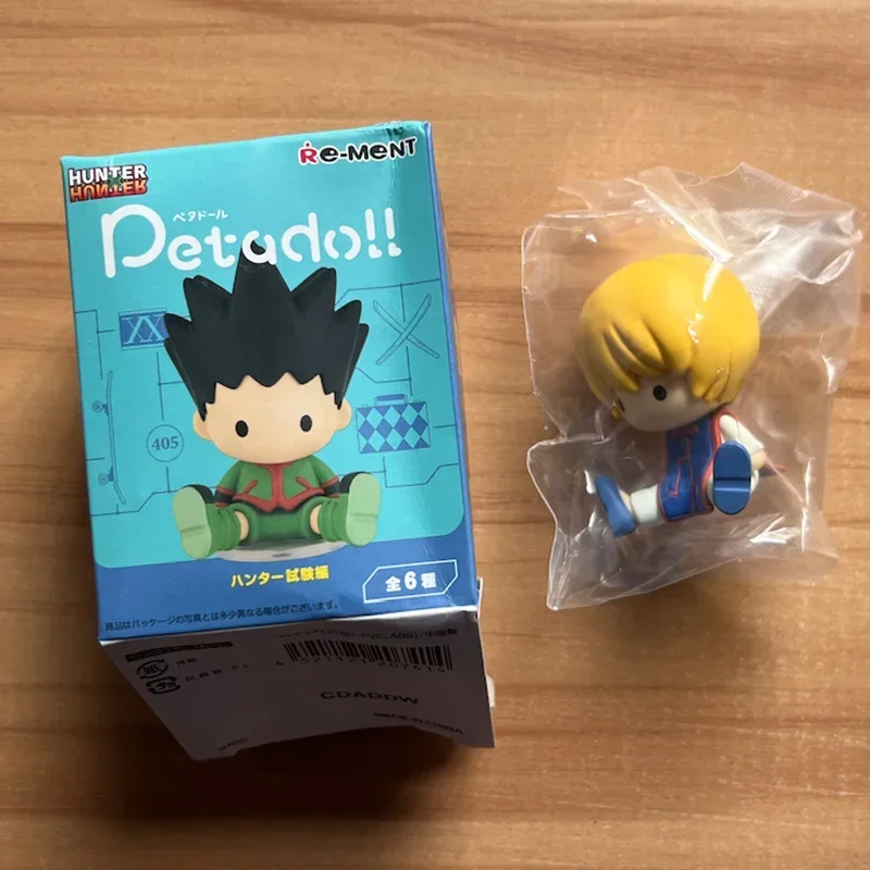 RE-MENT Hunter X Hunter Anime Action Figure Killua Zoldyck GON FREECSS Kurapika Leorio Illumi Hisoka Doll Toys Kids Gifts