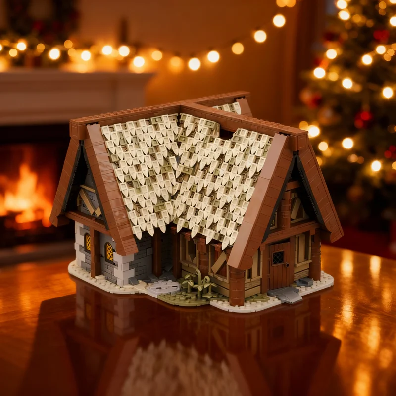 

2772pcs MOC Skyrim Whiterun Breezehome House Vikings Model Building Blocks DIY Gift Creative Collectible Display Decor Premium