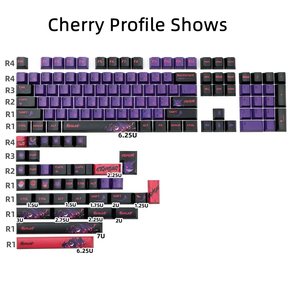 Custom Made PBT Keycap Cherry/XDA/KCA Profile Templet Boutique Customization DYE Sublimation Mechanical Keyboard Keycaps