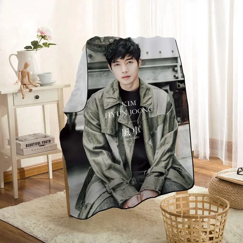 Nuovo arrivo Kim Hyun Joong coperte stampa coperta morbida gettare su casa/divano/biancheria da letto coperta da viaggio portatile per adulti 0603