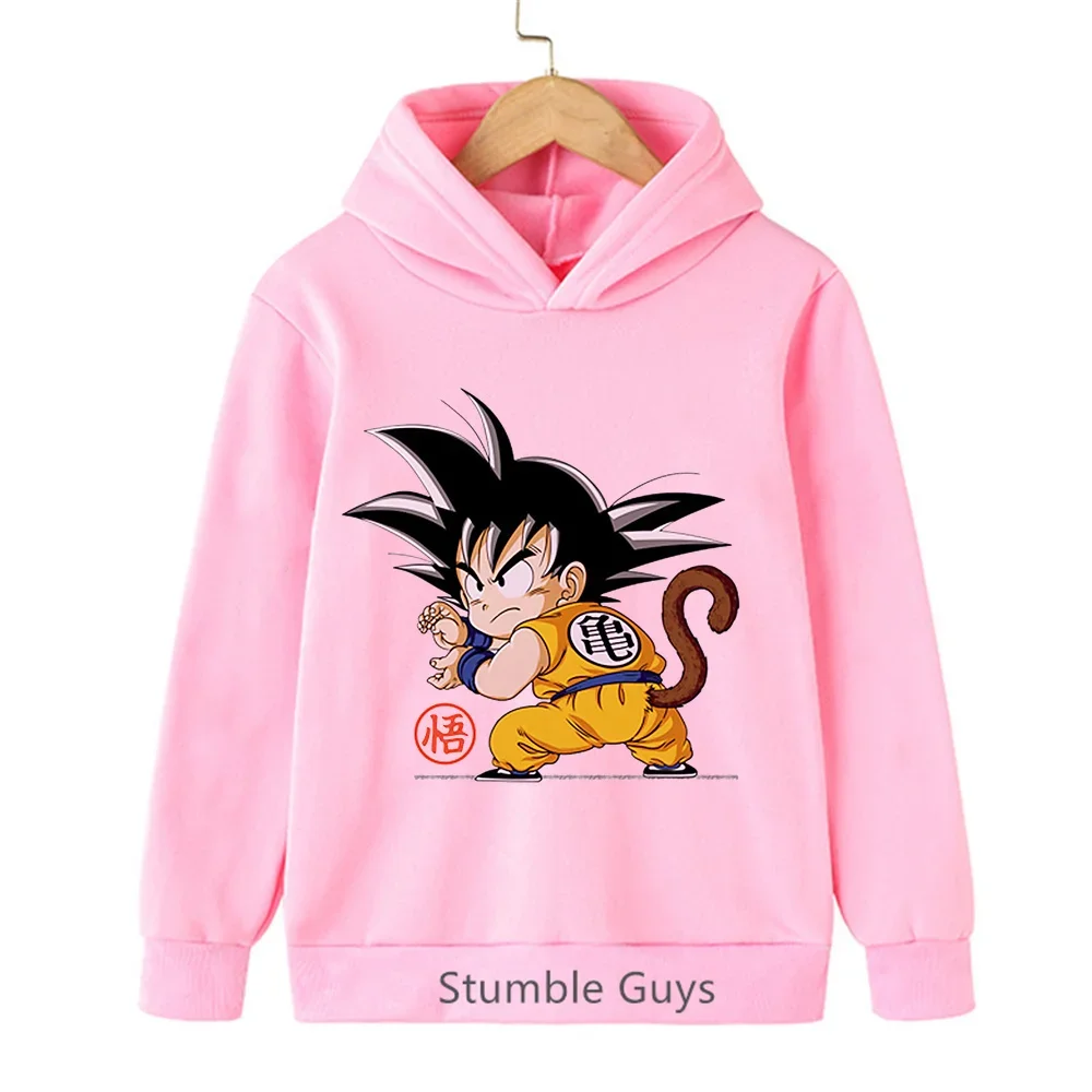 

Spring Autumn Kids Dragon Ball Hoodie Casual Active Goku Kakarot Vegeta Girls Clothes Sweatshirt