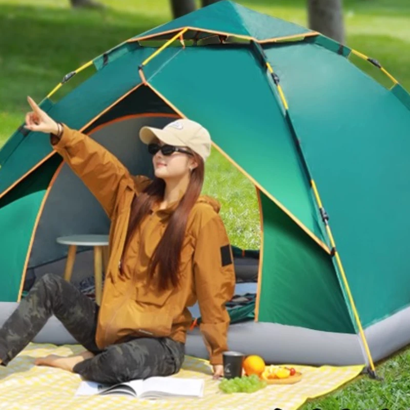 

Сверхмощная всепогодная палатка для кемпинга, водонепроницаемое укрытие, легкая ветрозащитная палатка с навесом для альпинизма, уличная палатка