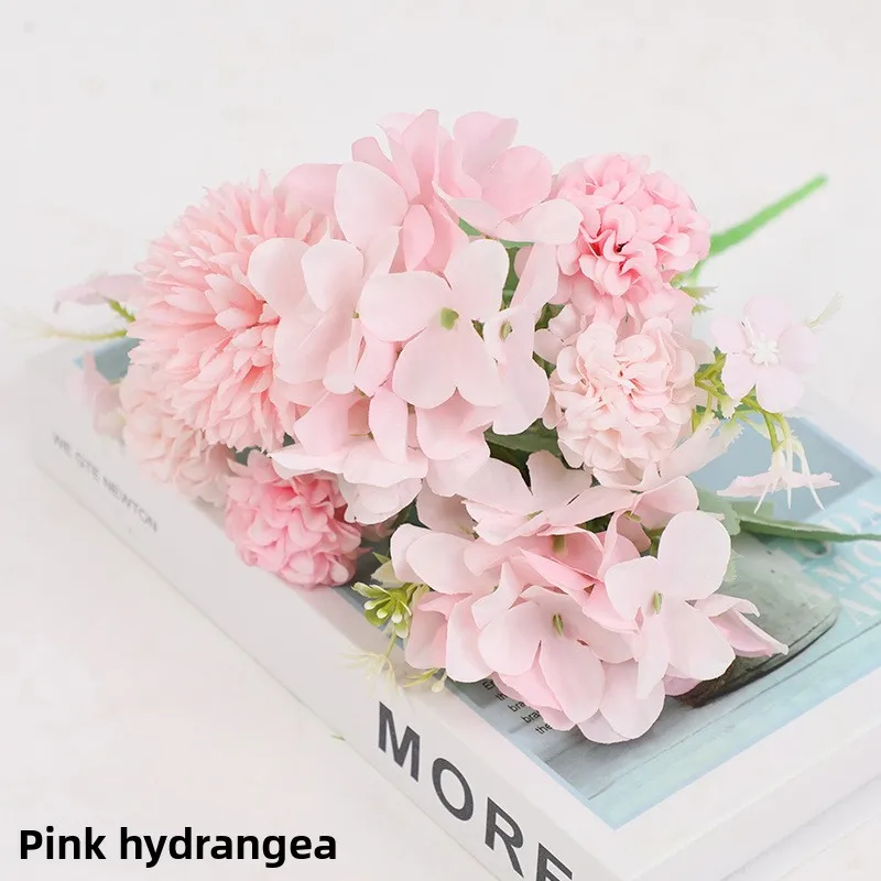 

Fake flower bouquet single plastic daisy rose bed fence flower box engineering flower arrangement wedding decoration