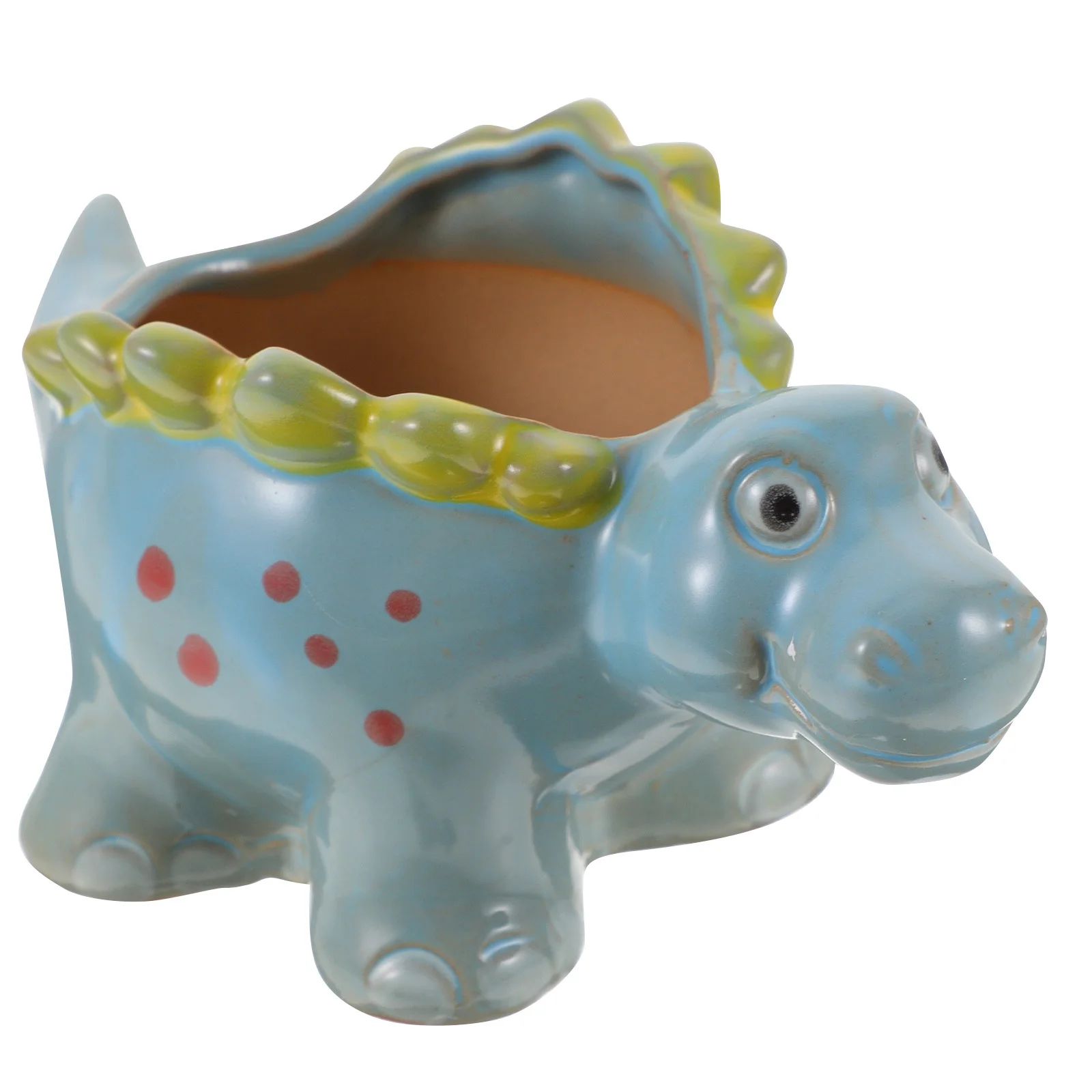 

1Pcs Dinosaur Succulent Plant Pot Creative Animal Shaped Ceramic Flower Container for Desktop Garden Decor Home Office Balcony