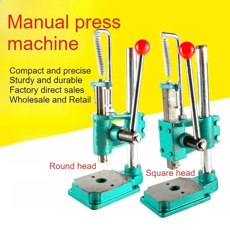 Small-sized Manual Press Machine Punching Press Hand Hand Punch Cutting Machine Pressing Drilling 16 Type