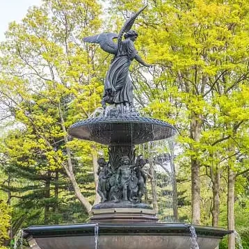 Large Angel Fountain Water Feature Bronze Sculpture  Sculptures in the Park Deposit Only