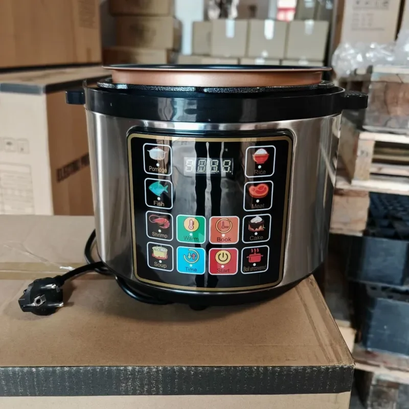 5L Electric Pressure Cooker 8 in 1 Multi Cooker Programmable Slow Rice Steamer Stew Pot Kitchen Appliance for Home Cooking