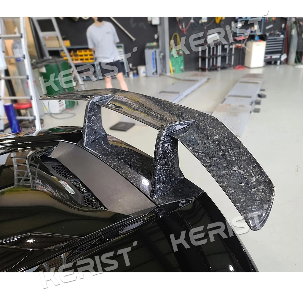 Forged Carbon  Rear Wing Spoiler for Lamborghini Huracan evo awd rwd Coupe 2-Door 2018-up