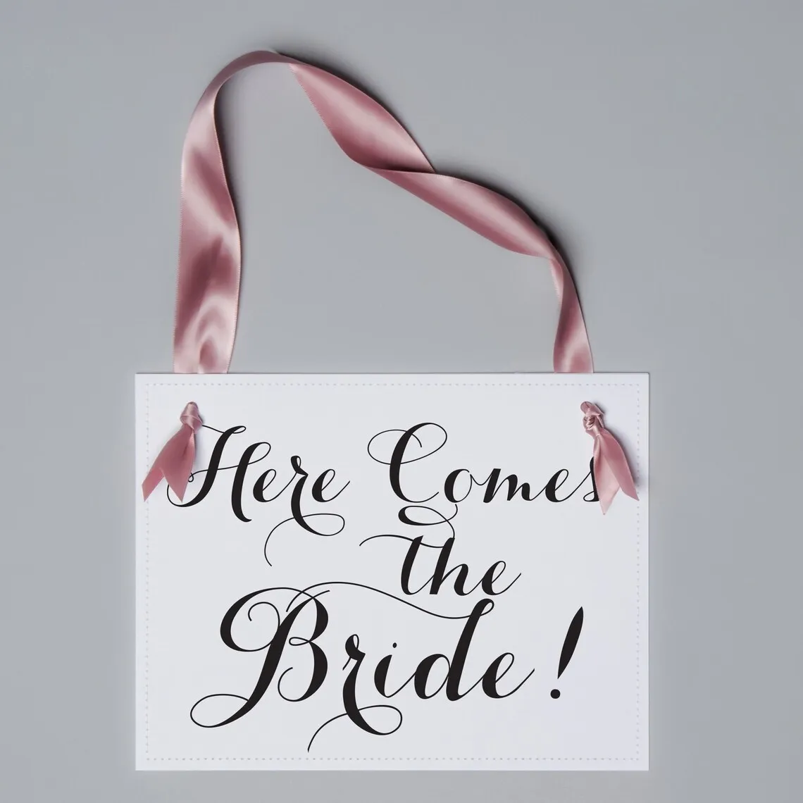 Ring Bearer Wedding Sign, Here Comes The Bride Sign, Flower Girl, Ringbearer Banner for Niece, Nephew of Groom Bridal Signage