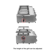 2025Household Barbecue Outdoor Thickened Stainless Steel BBQ Grill Gas Grill Portable Folding Grill Barbecue Appliances