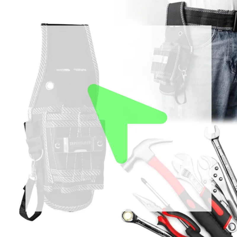 

New 9 In 1 Tool Belt Screwdriver Utility Kit Holder Top Quality Nylon Fabric Tool Bag Electrician Waist Pocket Pouch Bag