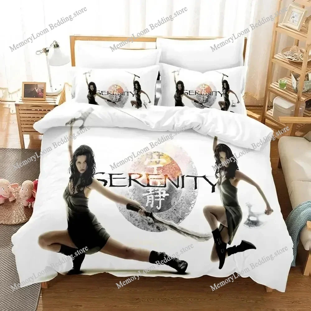 

3D Print Movie Serenity Bedding Set Duvet Cover Pillowcase Comforter king Queen Size Boys Adult Fashion Quilt Cover