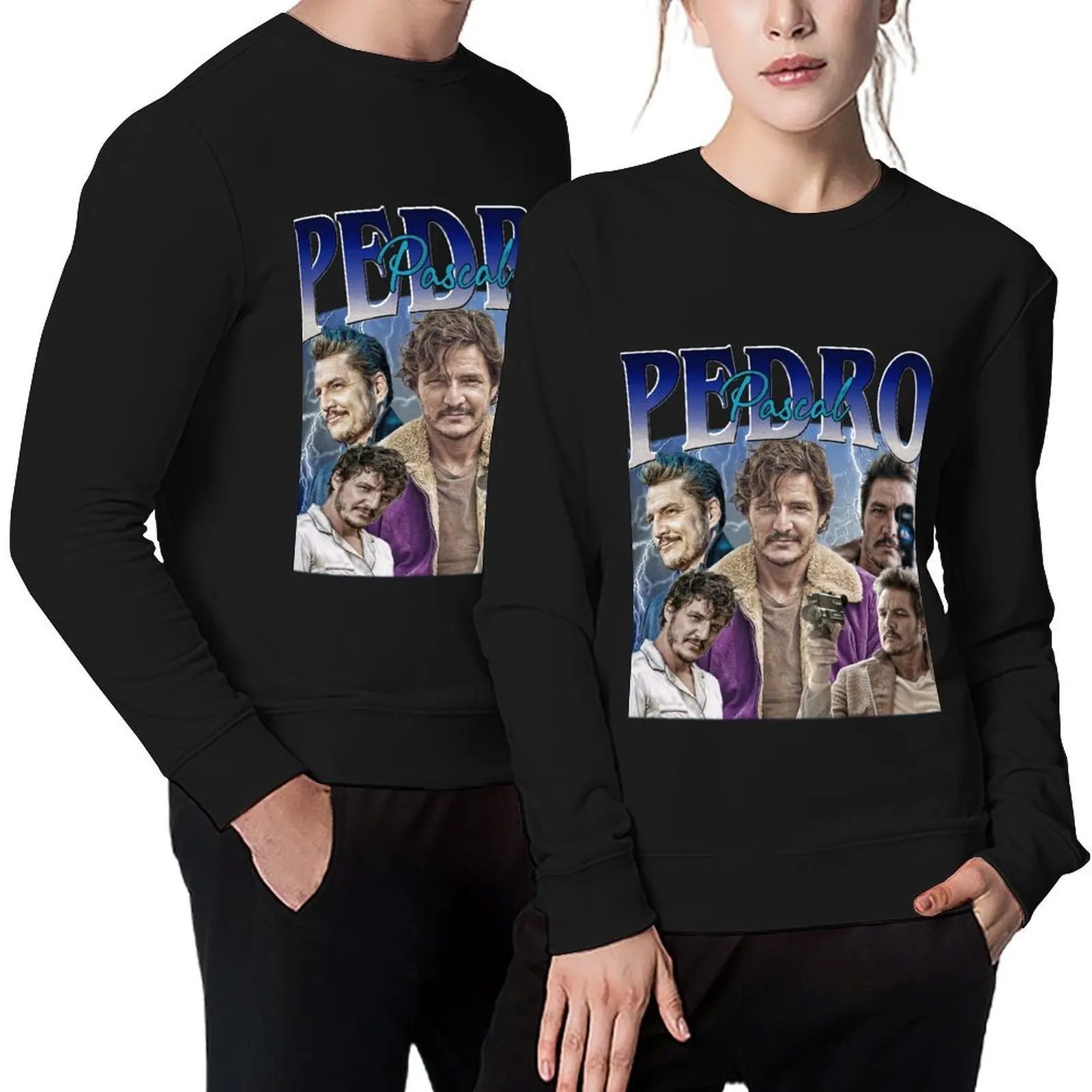

Pedro Pascal Homage T Shirts Pullover anime clothing autumn new products men's sweat-shirt set korean style clothes sweatshirt