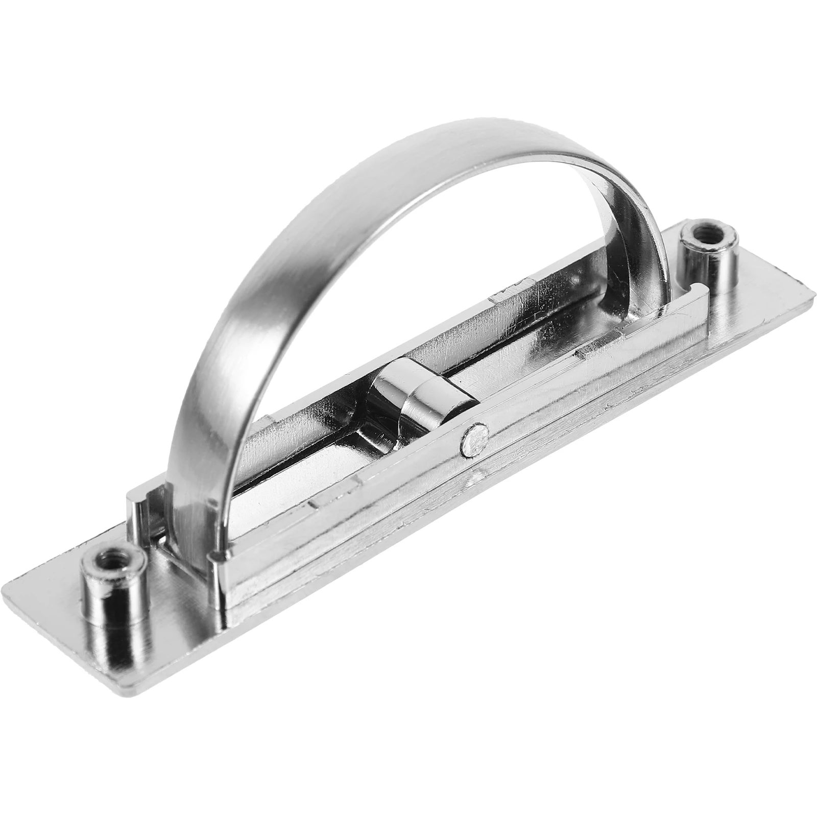 

Invisible Handle for Cabinets Door Pull Zinc Alloy Kitchen Furniture Replacement Pulls 85mm Black Hidden Rotating Design