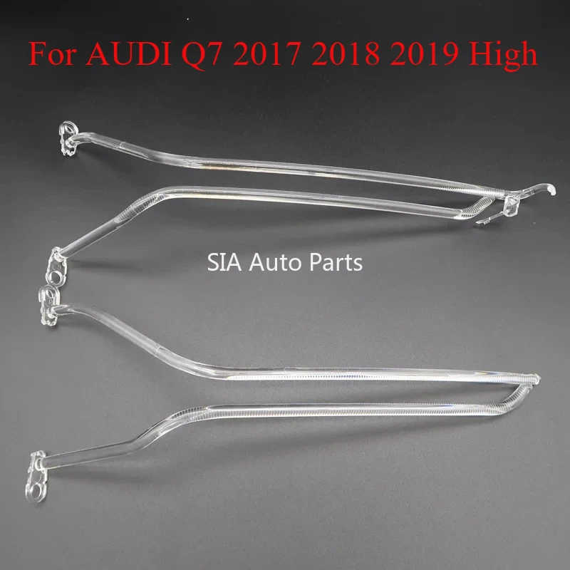 

For AUDI Q7 2017 2018 2019 High configuration LED DRL Light guide tube Headlight Daytime Running Light Guide Angel Eye