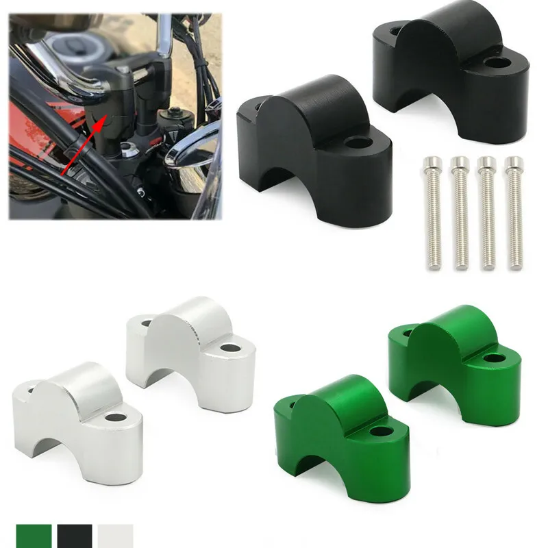 

Height 20mm Riser Handlebar Clip Adapter For Kawasaki Z900RS Z900 RS 2017-2020 Height 20mm Riser Handlebar Clip Adapter