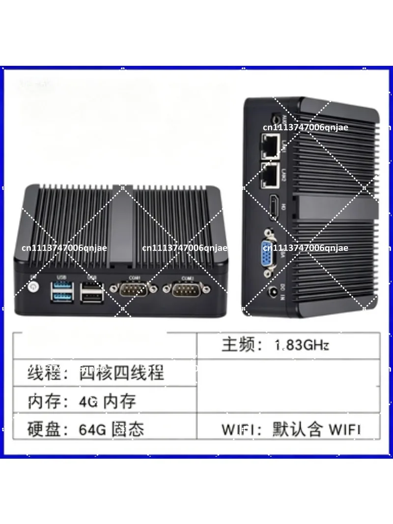 Industrial Mini PC Low-Power Sealed  Embedded Fanless Computer Miniature Host