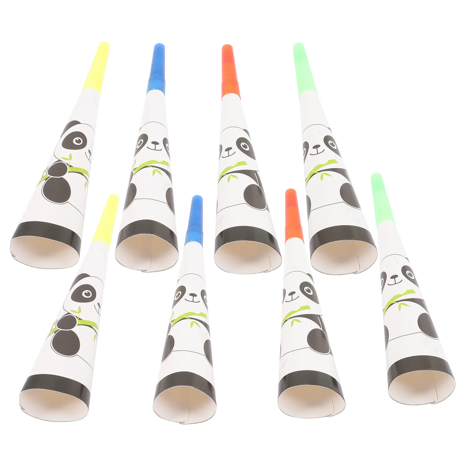 9 Pcs Children Trumpet Toy for Cheering Small Portable Prop Kids Paper Props Football Game