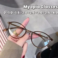 Retro Round Optical Eyewear Ultra Light Comfortable Myopia Glasses Frames for Men and Women Japanese Style TR90 Material Eyewear